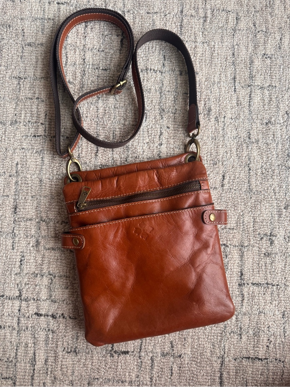 Patricia Nash Francesca Leather Crossbody Bag